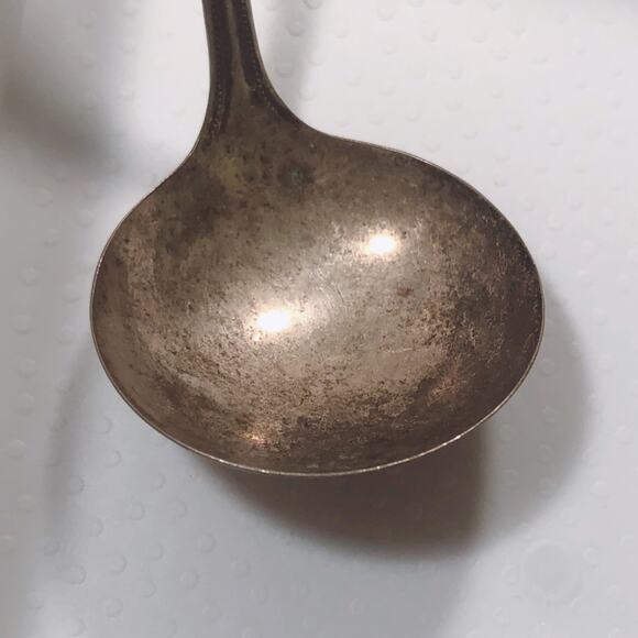 Vintage 1835 R. Wallance Ornate Nostalgic Soup Spoon Carlton - Picture 6 of 12